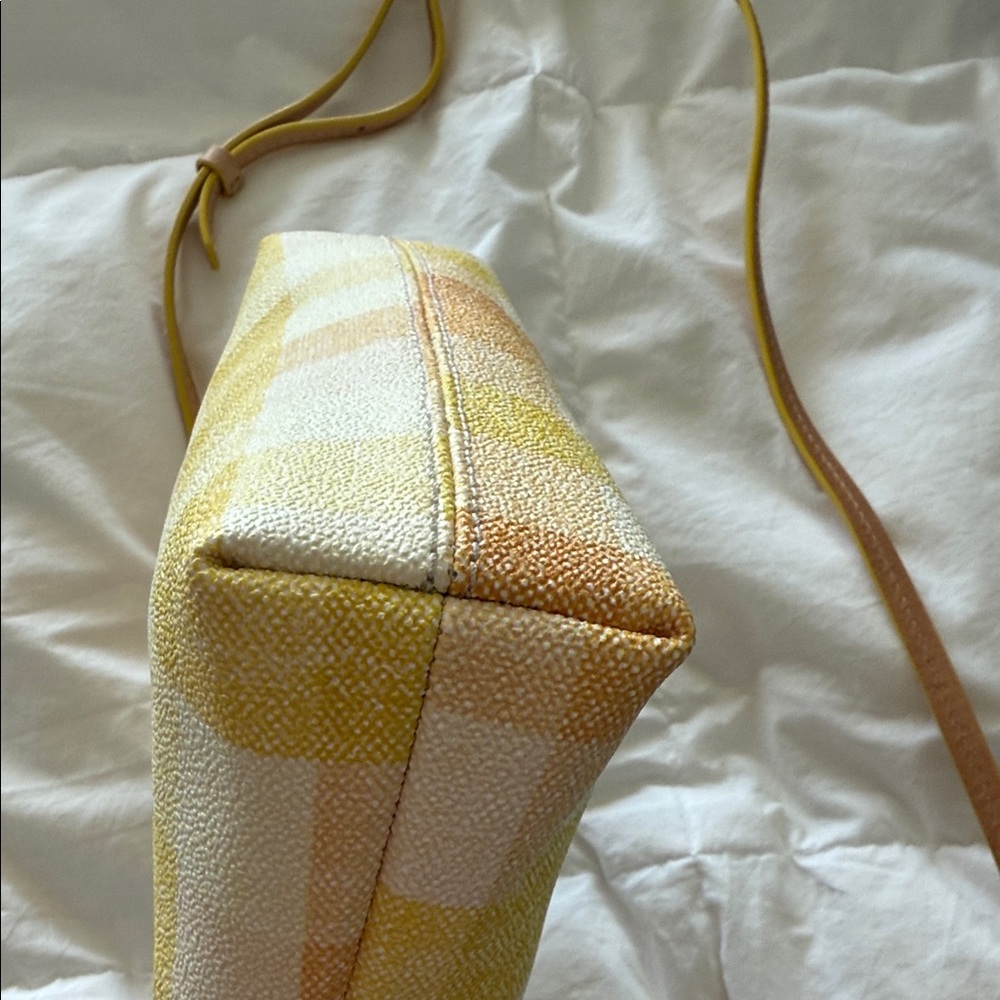 Dooney & Bourke Yellow and Orange Checkered Crossbody Bag - Picture 5 of 8